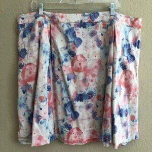 MODAMIX Skirt Watercolor Print Cottagecore Trendy